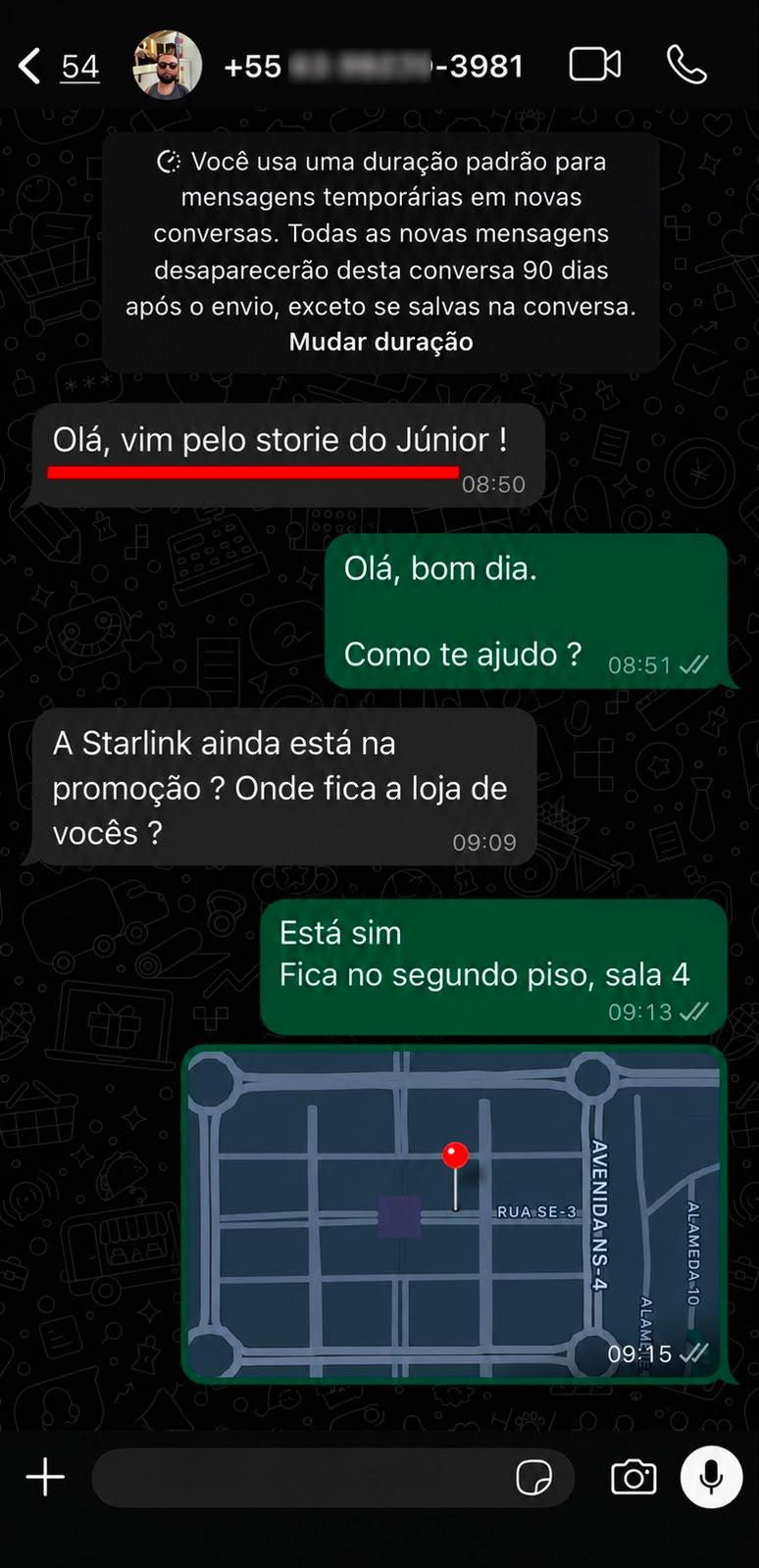 Print de campanha real